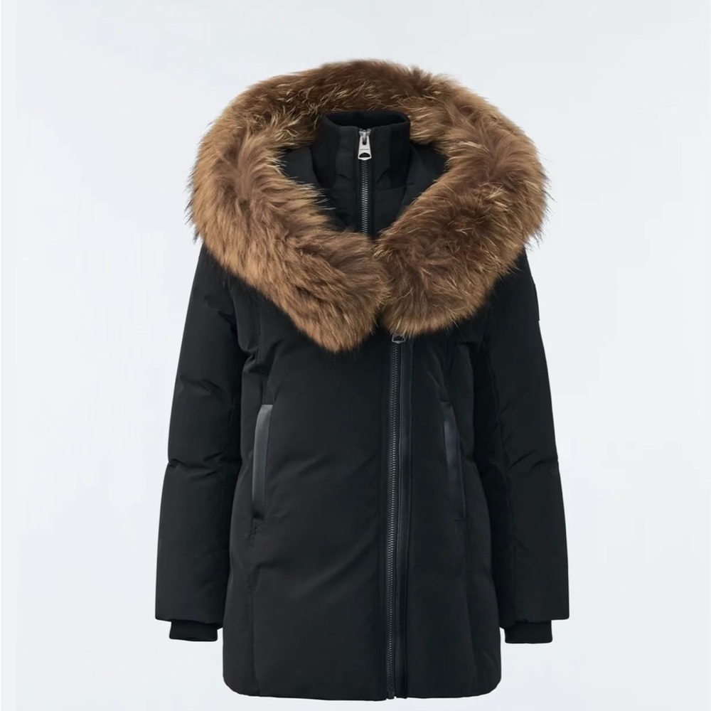 Women's Black Faux Fur Trim Jacket
